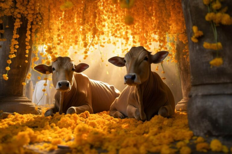 Święte krowy w indiach